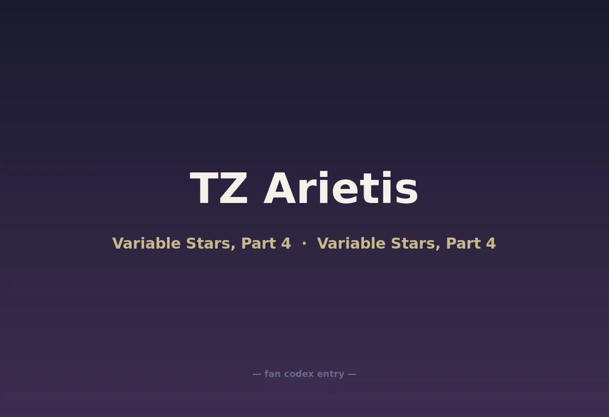 TZ Arietis