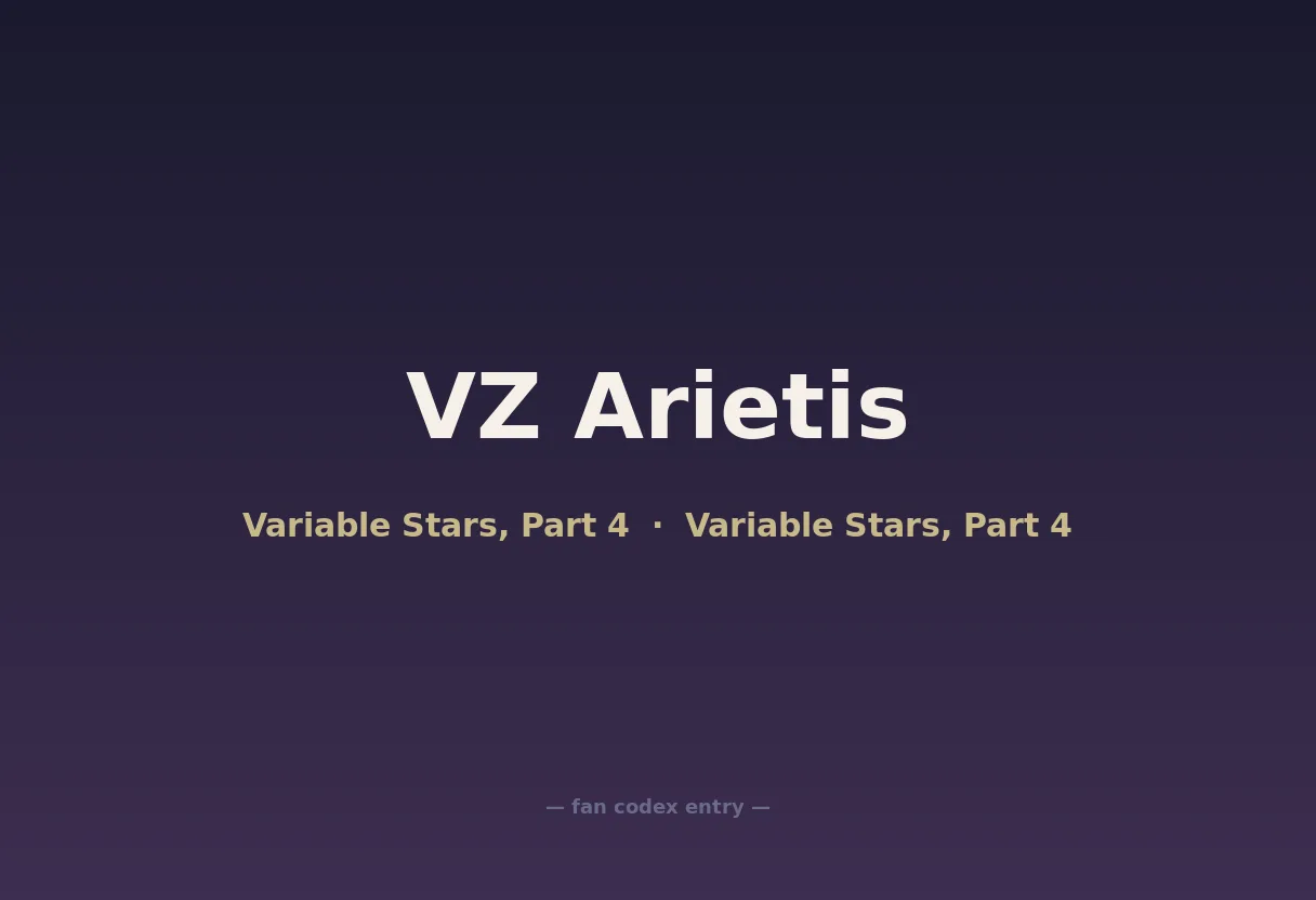 VZ Arietis