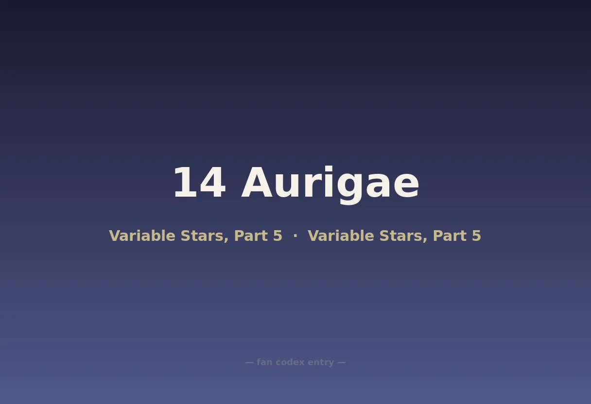 14 Aurigae