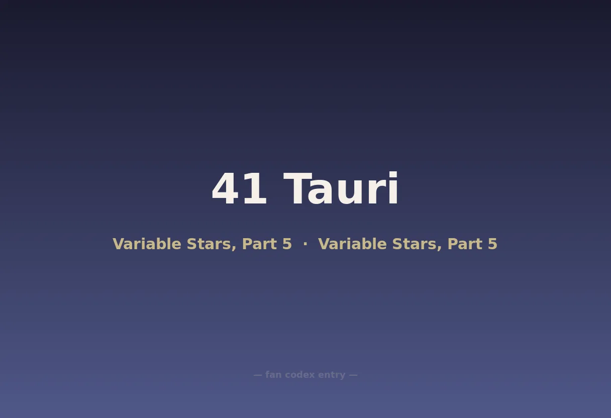 41 Tauri