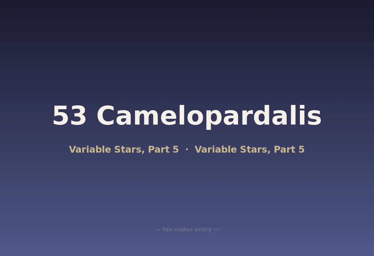 53 Camelopardalis