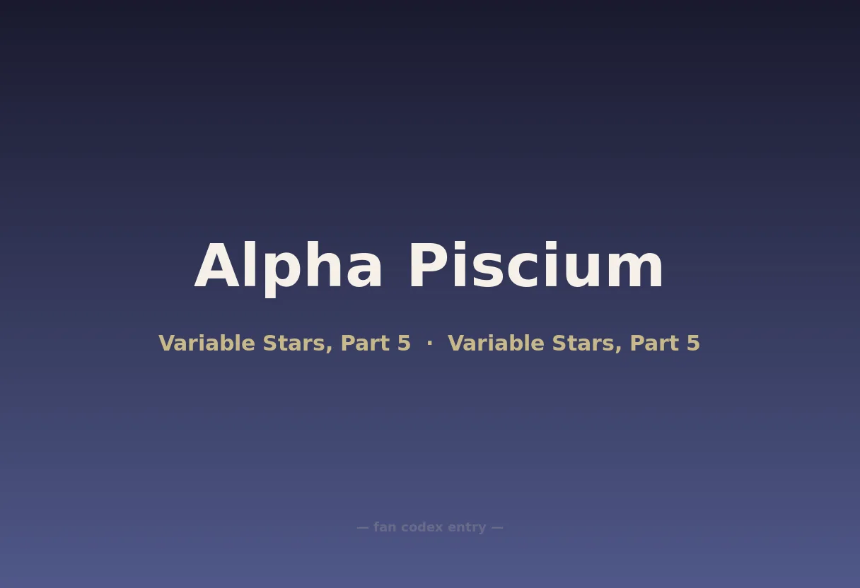 Alpha Piscium