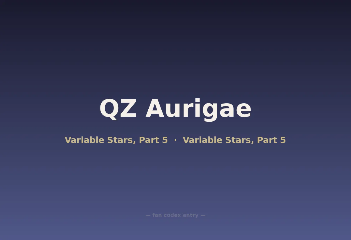 QZ Aurigae