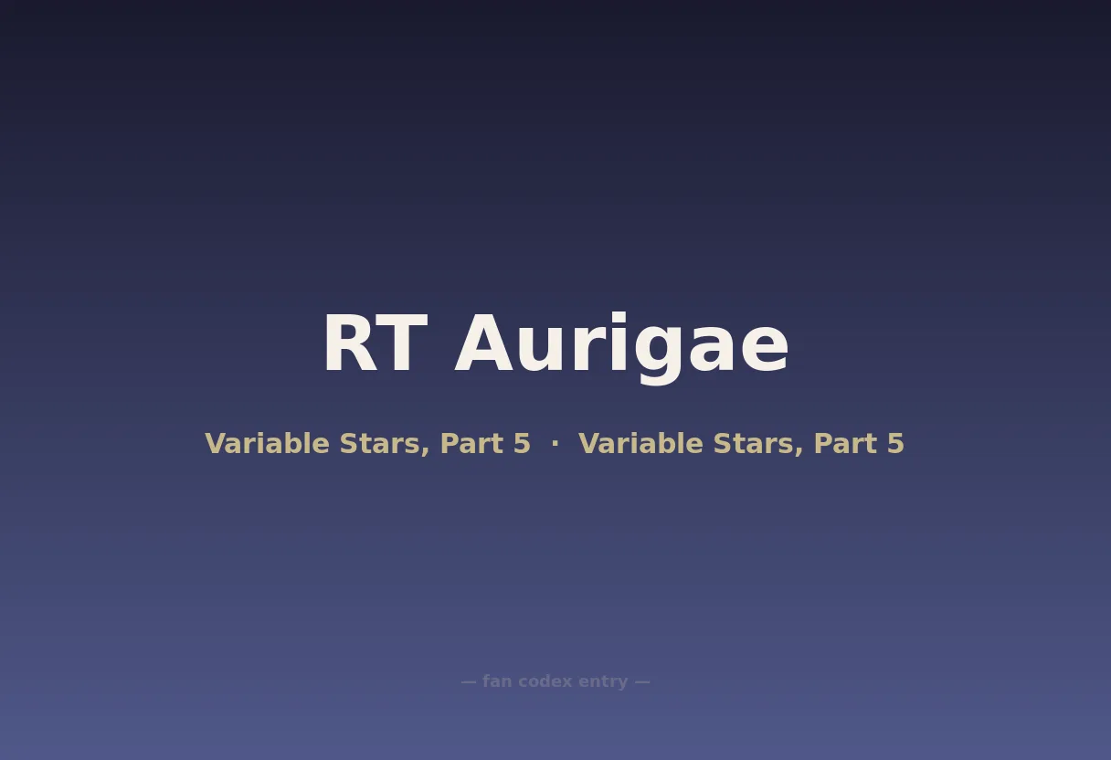 RT Aurigae