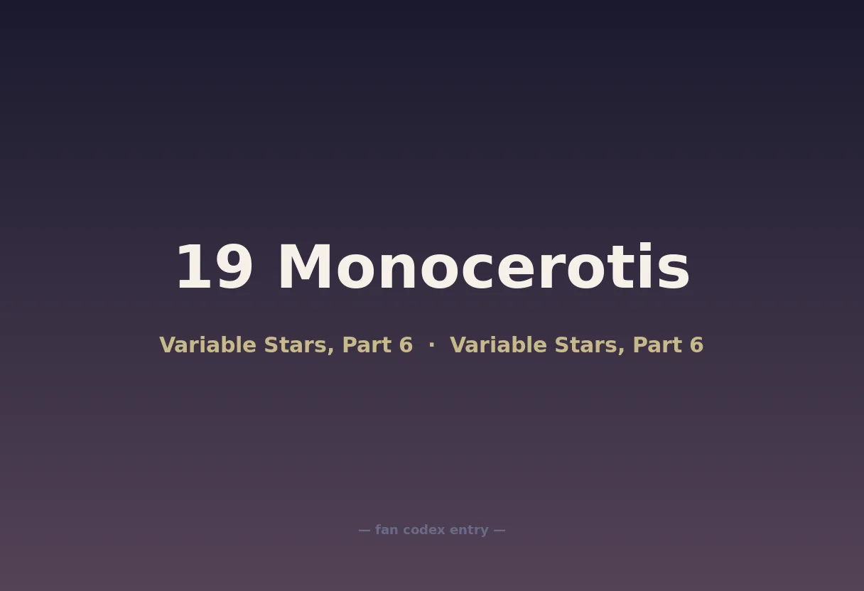19 Monocerotis
