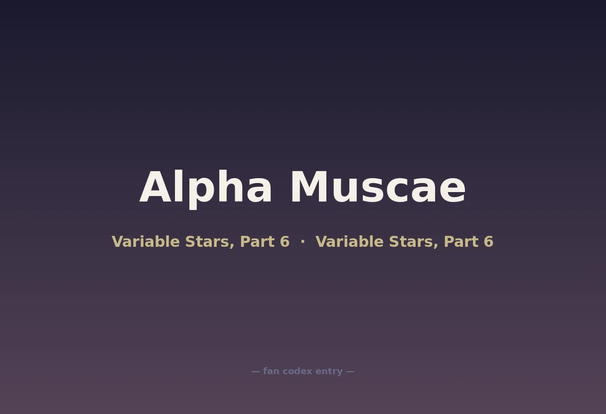 Alpha Muscae