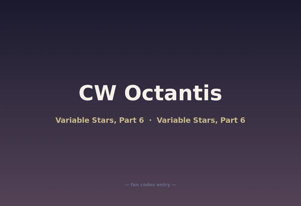 CW Octantis