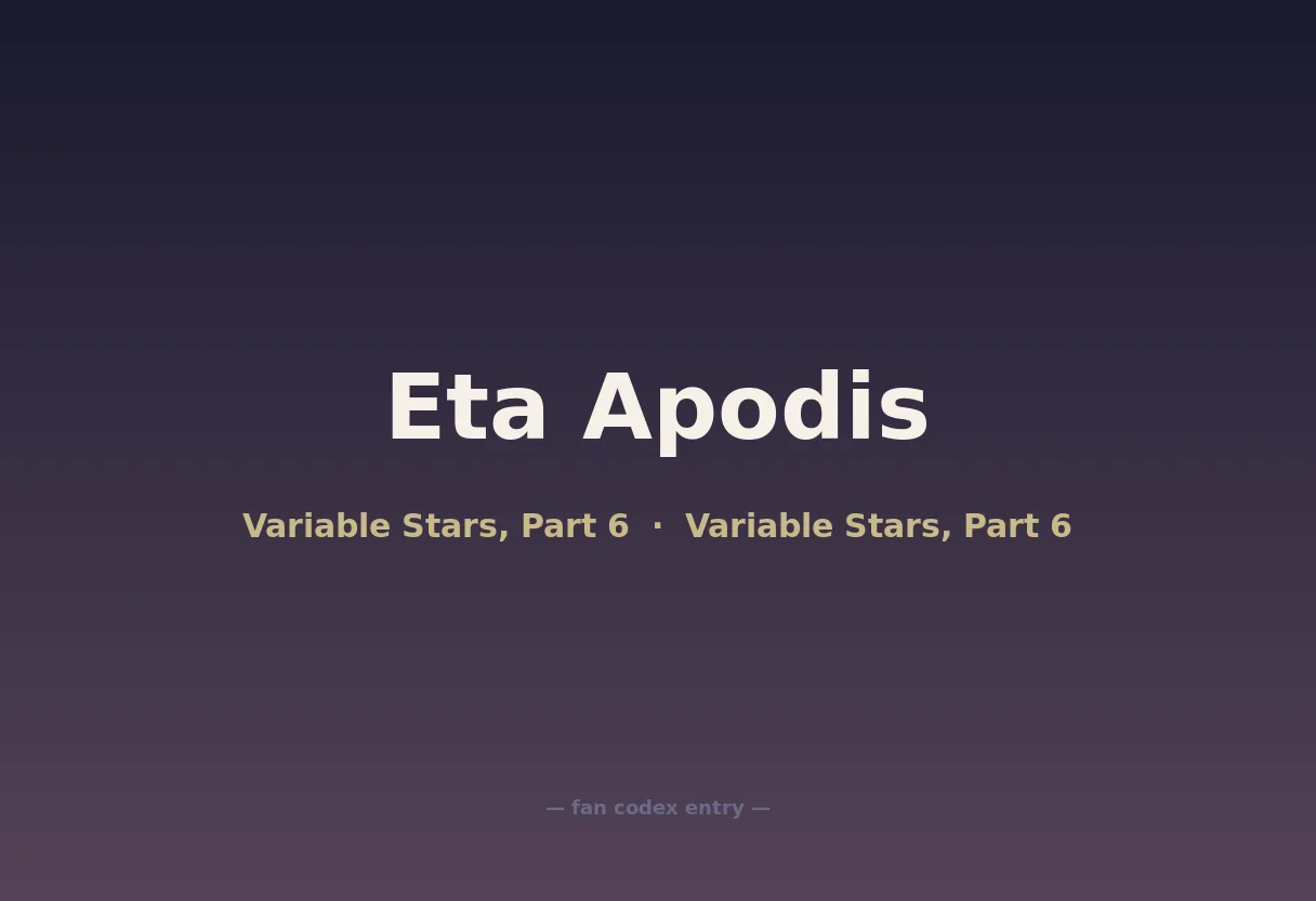 Eta Apodis