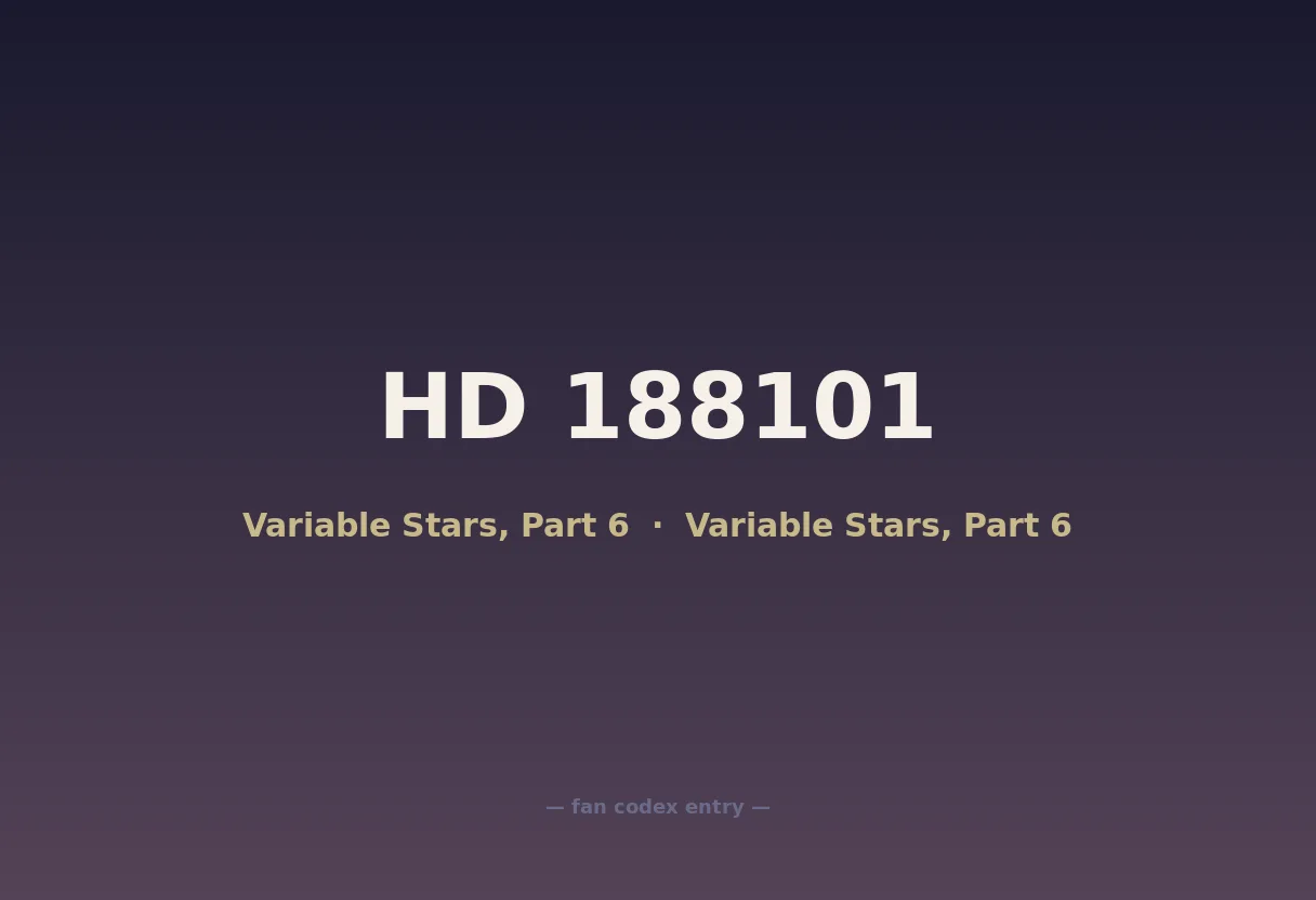 HD 188101