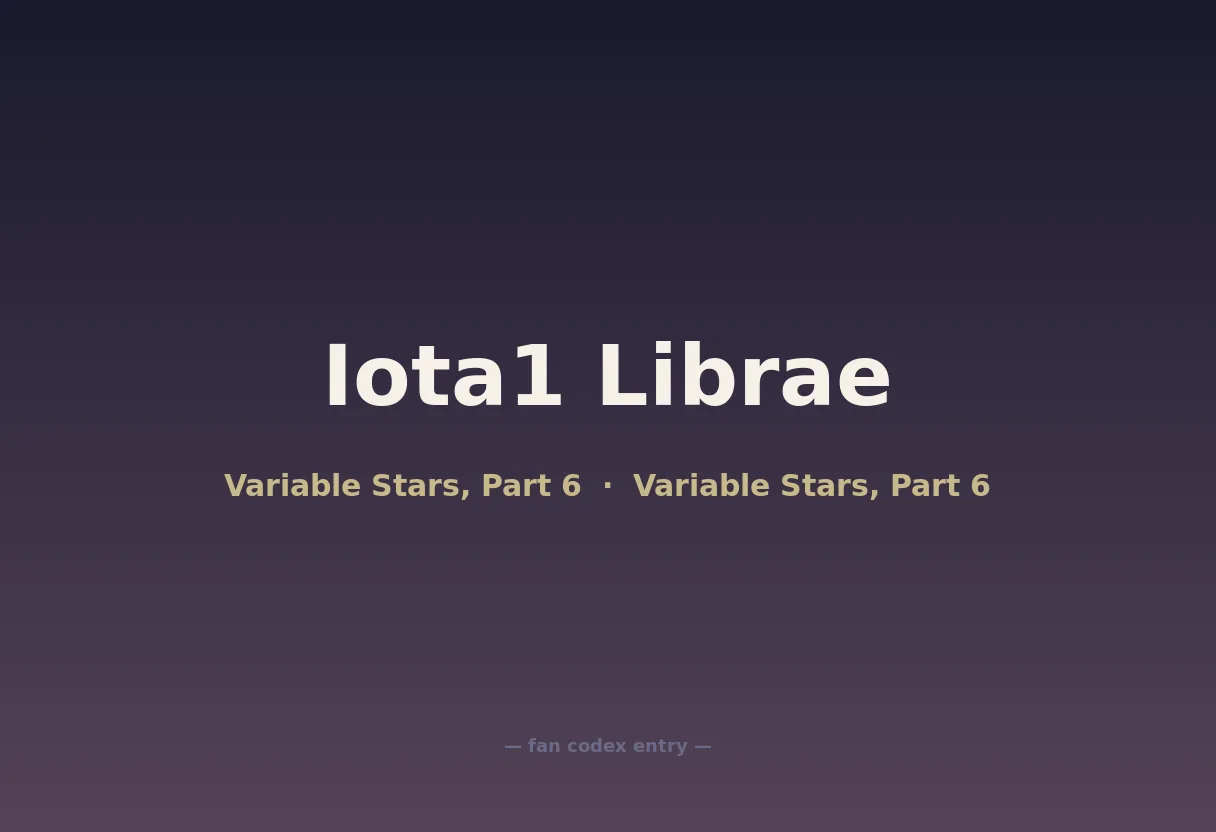 Iota1 Librae