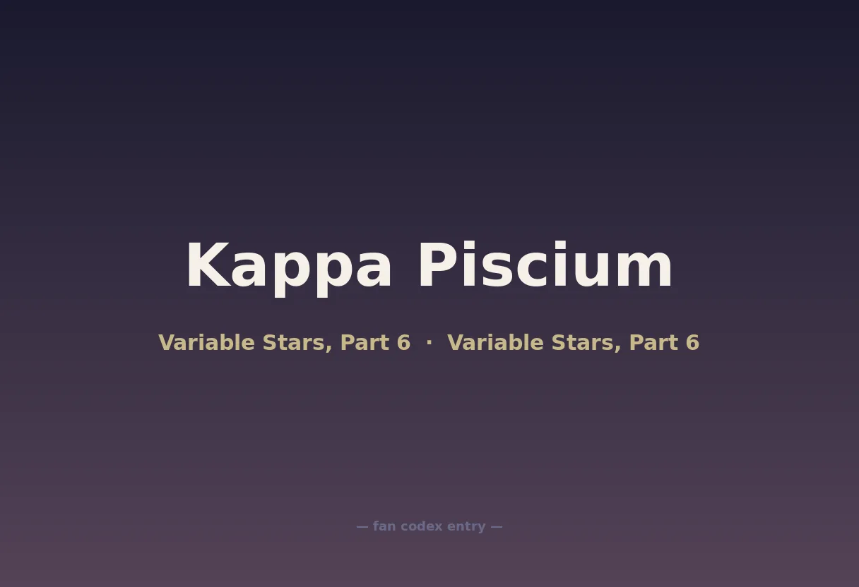 Kappa Piscium