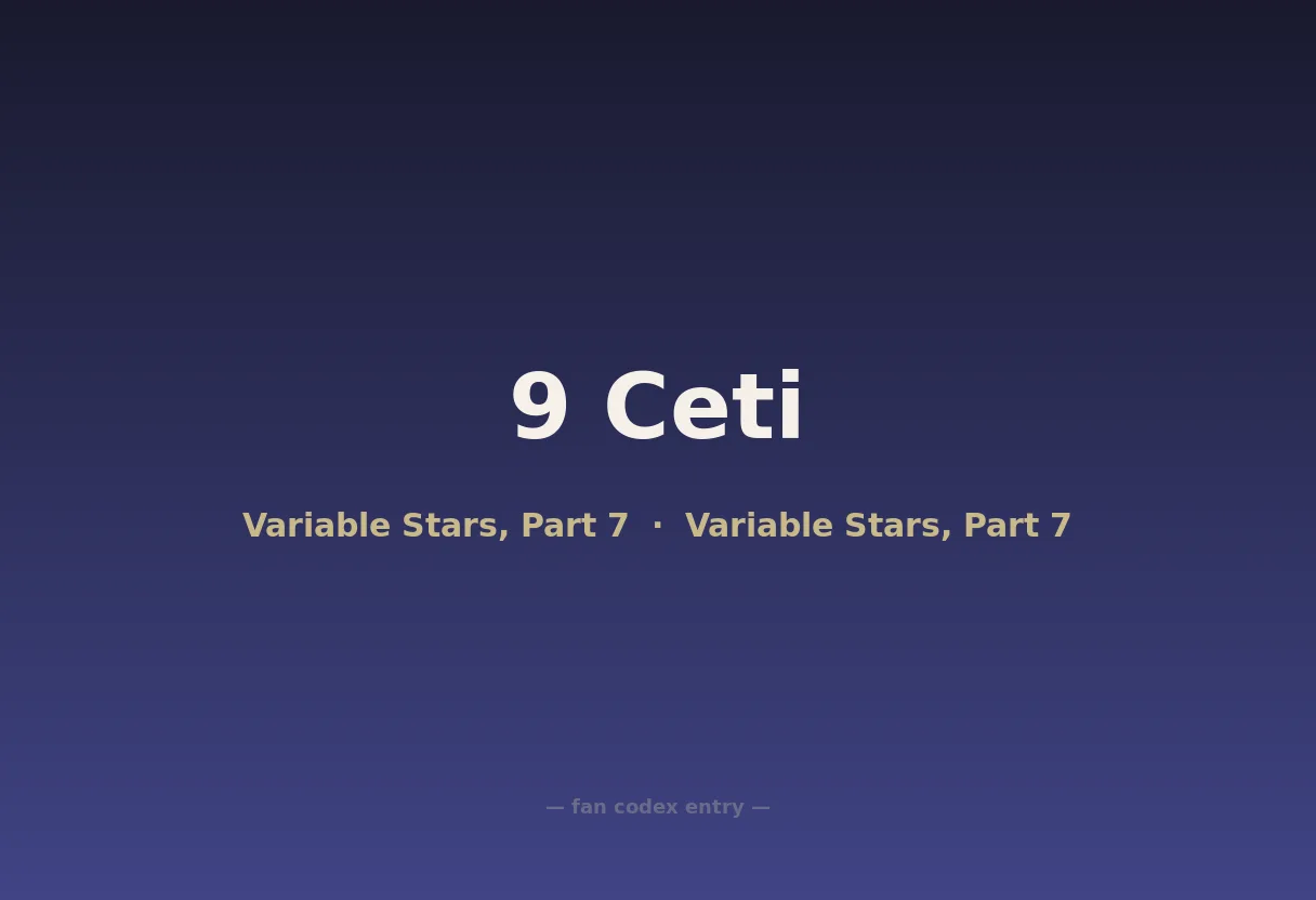 9 Ceti