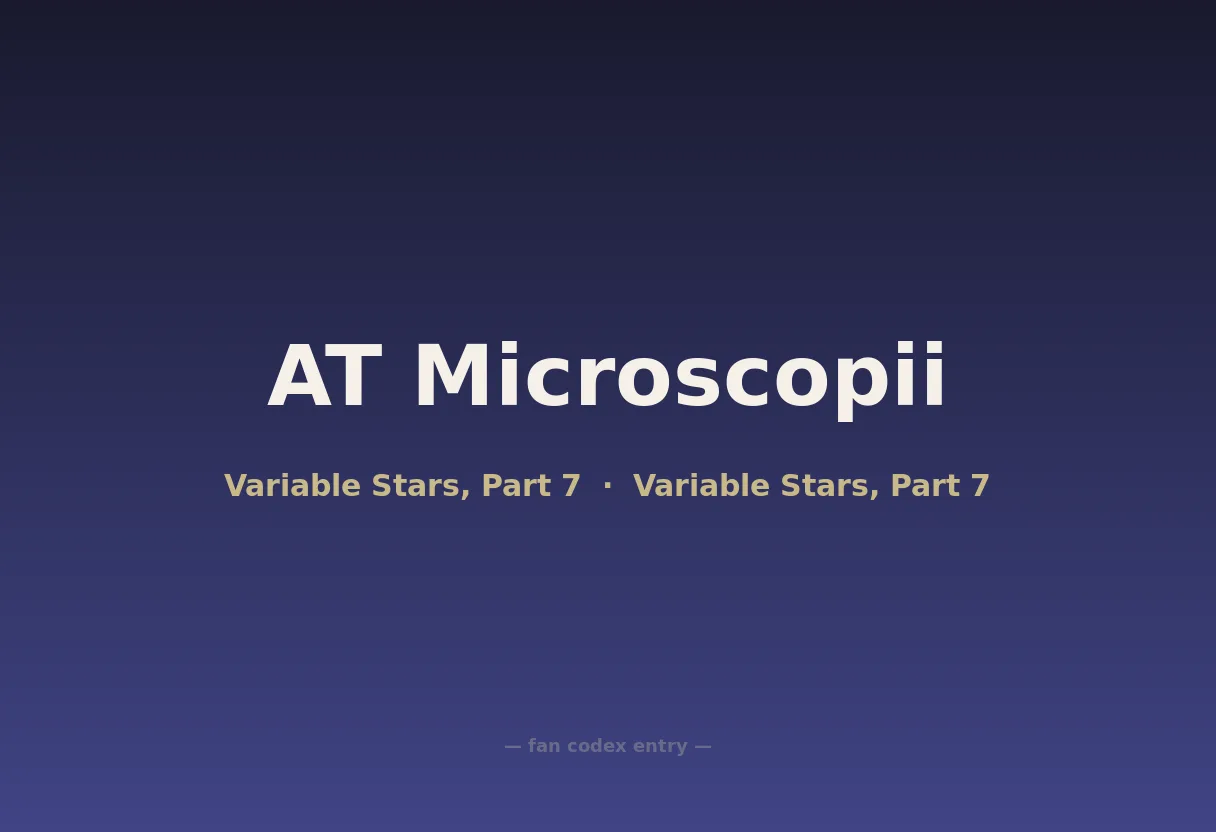 AT Microscopii