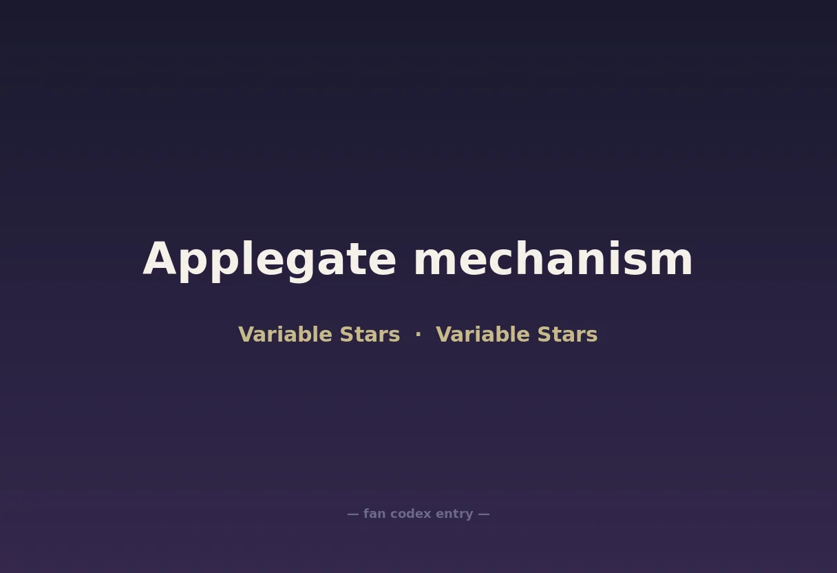 Applegate mechanism
