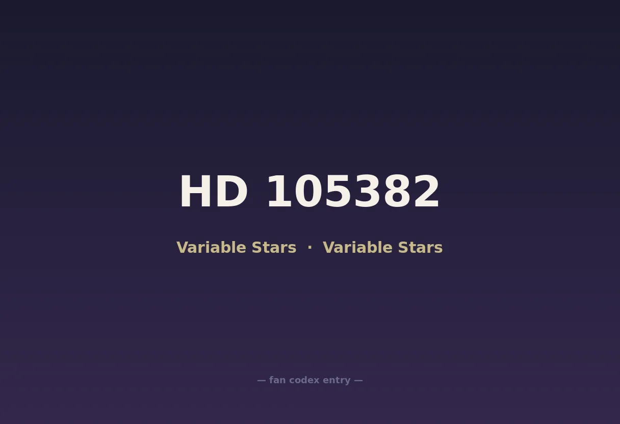 HD 105382