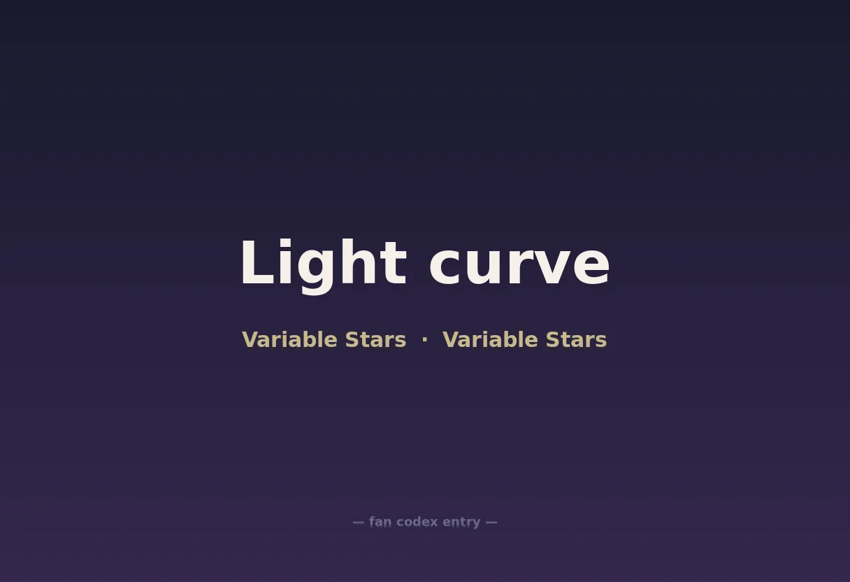Light curve