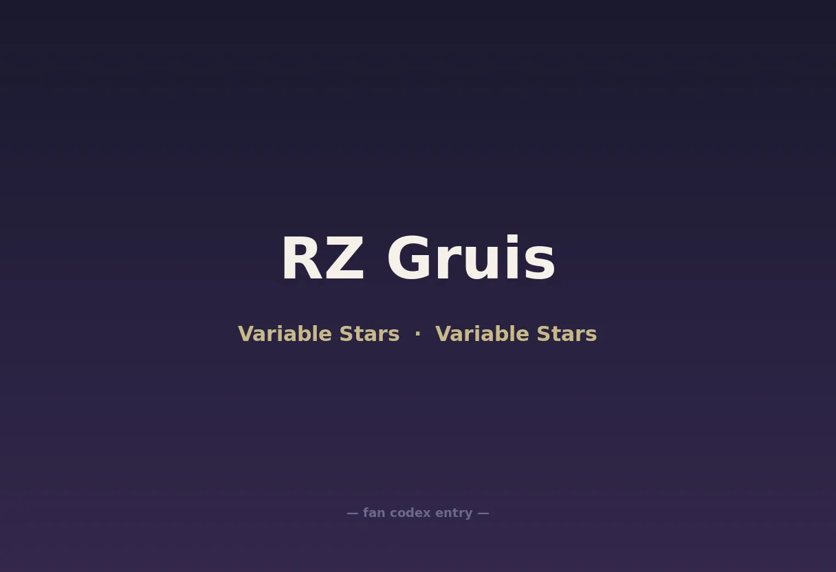 RZ Gruis
