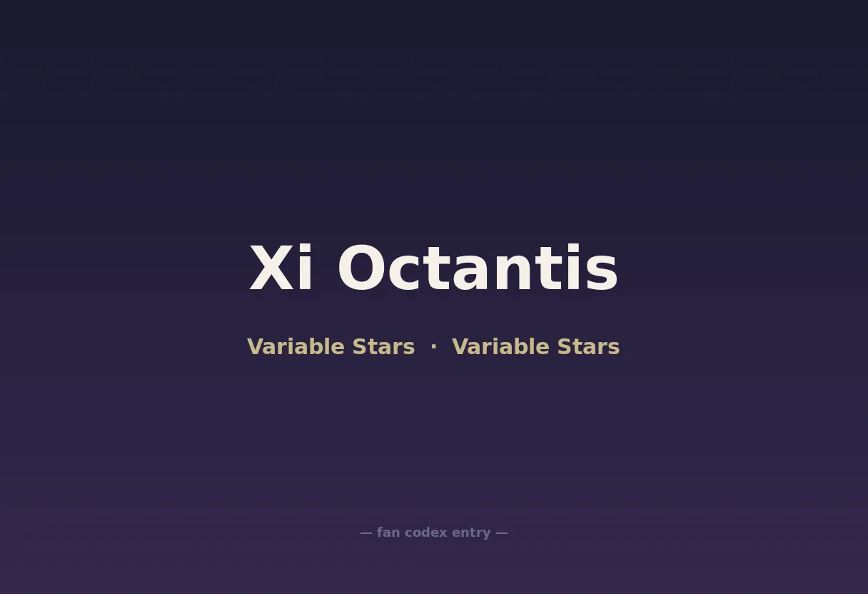 Xi Octantis
