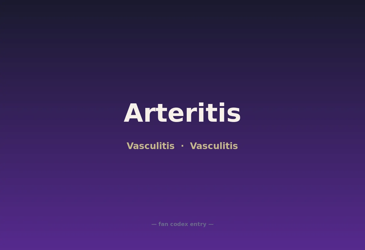 Arteritis