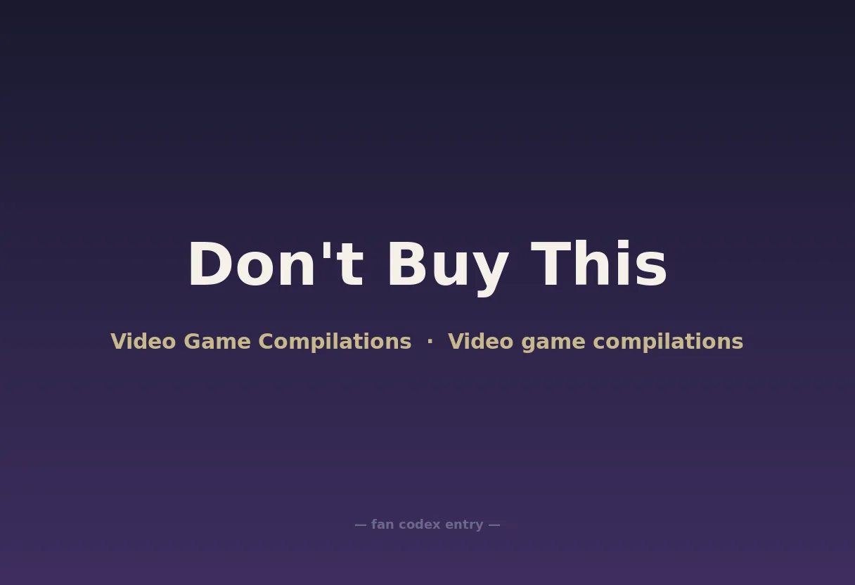 Don't Buy This