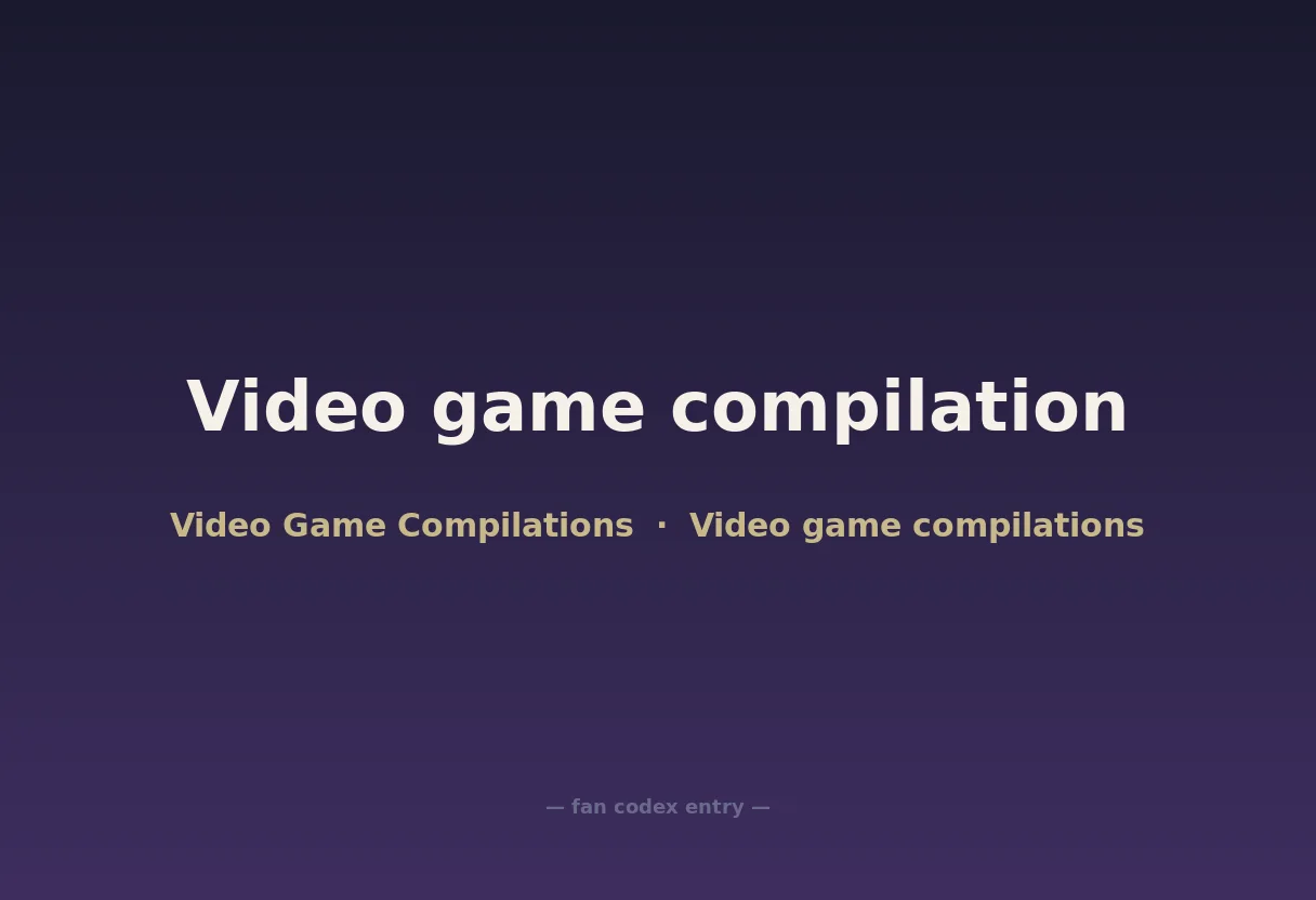 Video game compilation