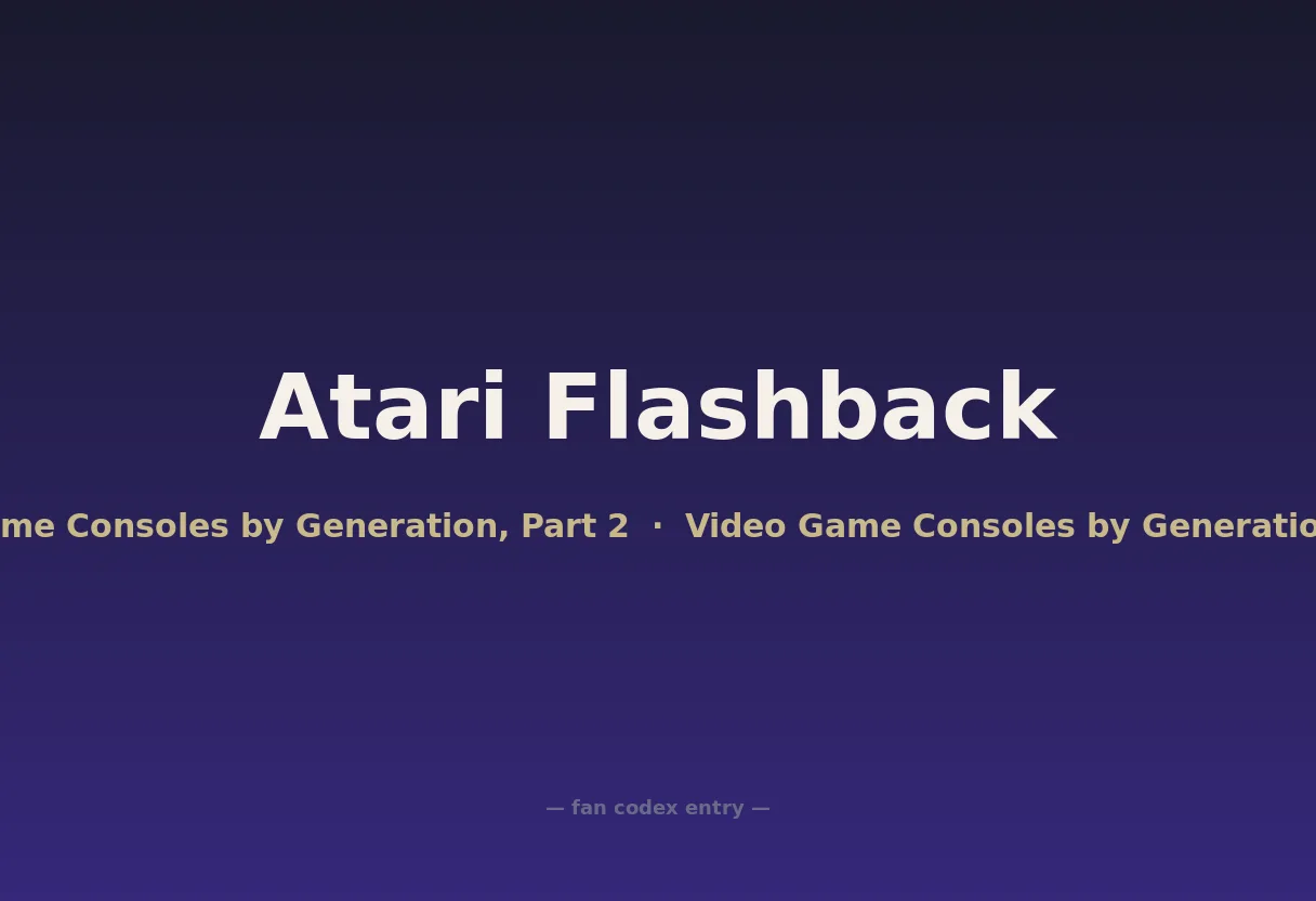 Atari Flashback