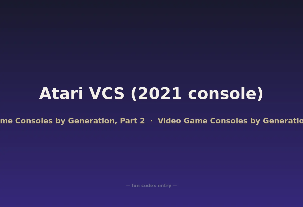 Atari VCS (2021 console)
