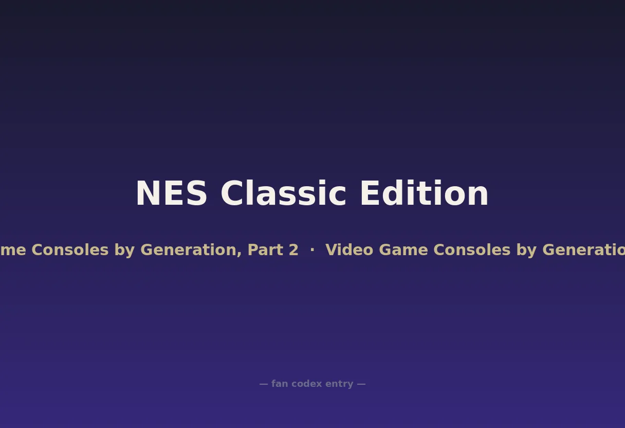 NES Classic Edition