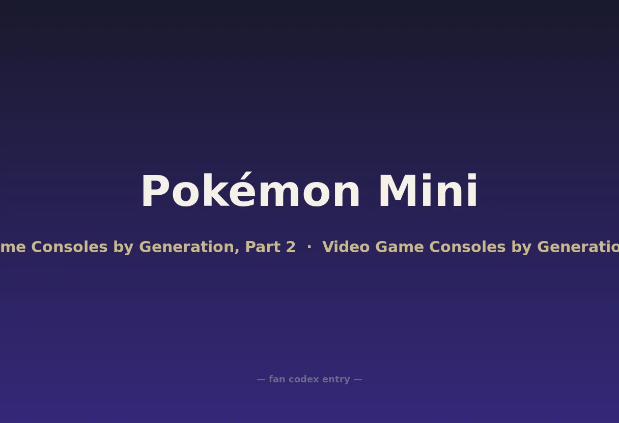 Pokémon Mini