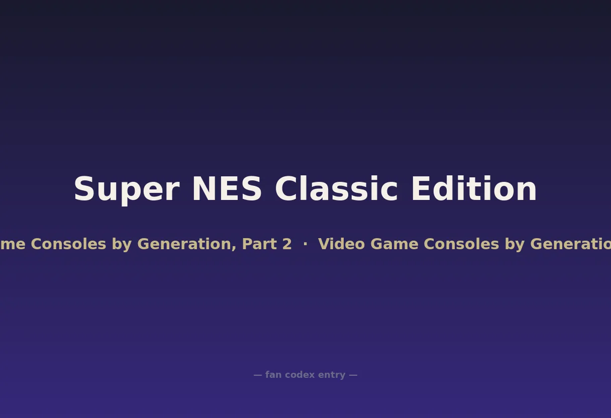 Super NES Classic Edition