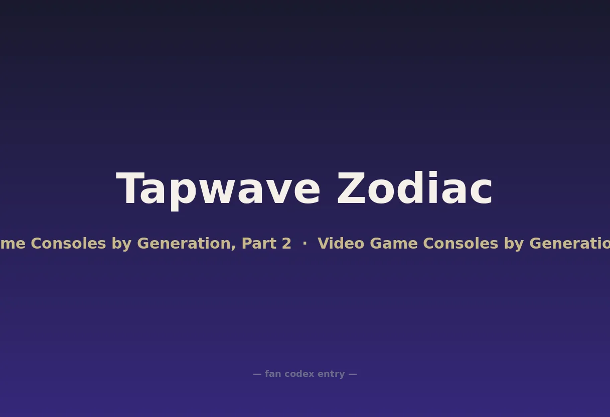 Tapwave Zodiac