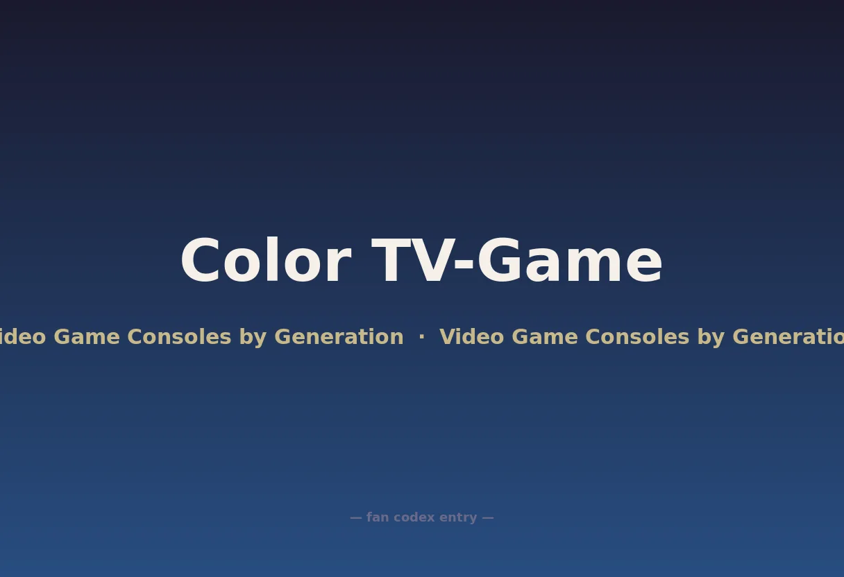 Color TV-Game