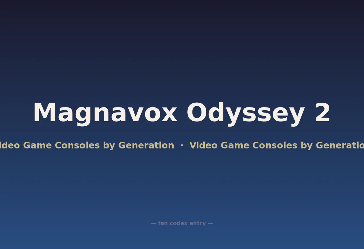 Magnavox Odyssey 2