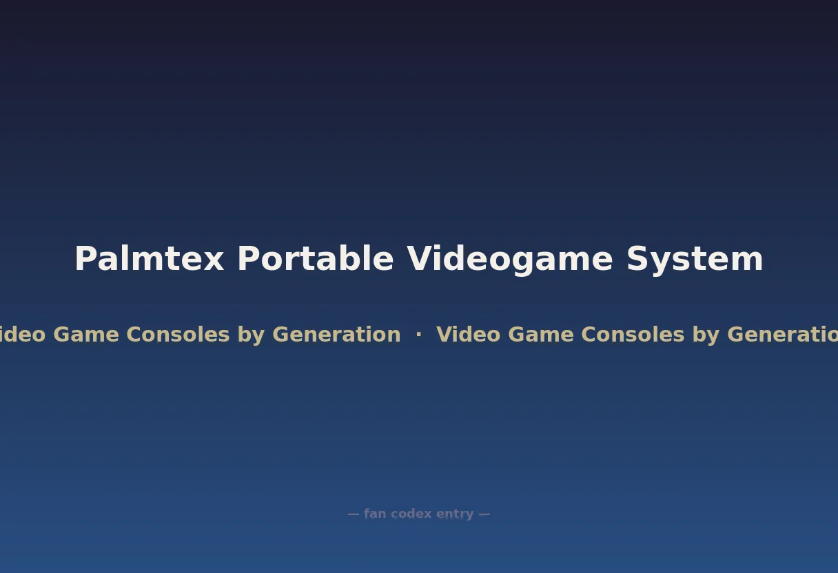Palmtex Portable Videogame System