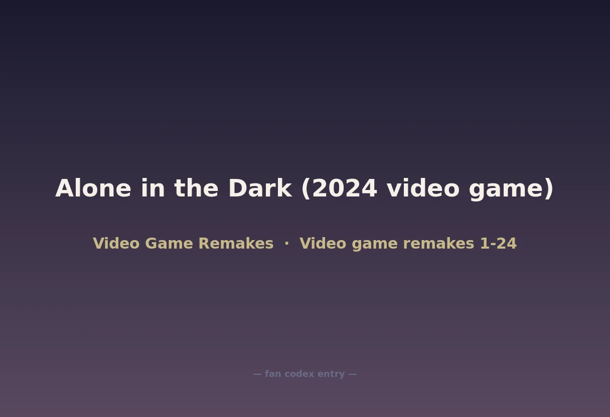Alone in the Dark (2024 video game)
