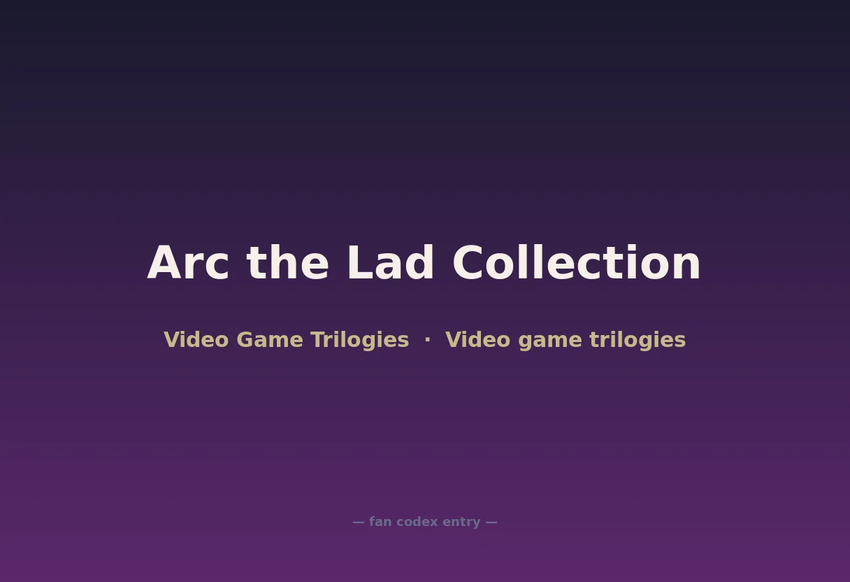 Arc the Lad Collection