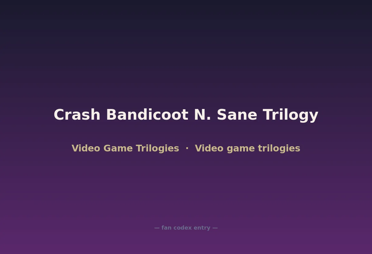 Crash Bandicoot N. Sane Trilogy