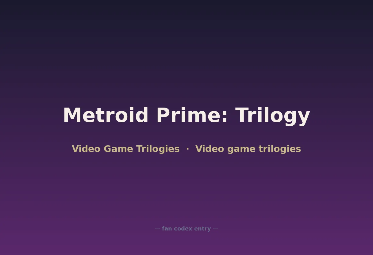 Metroid Prime: Trilogy