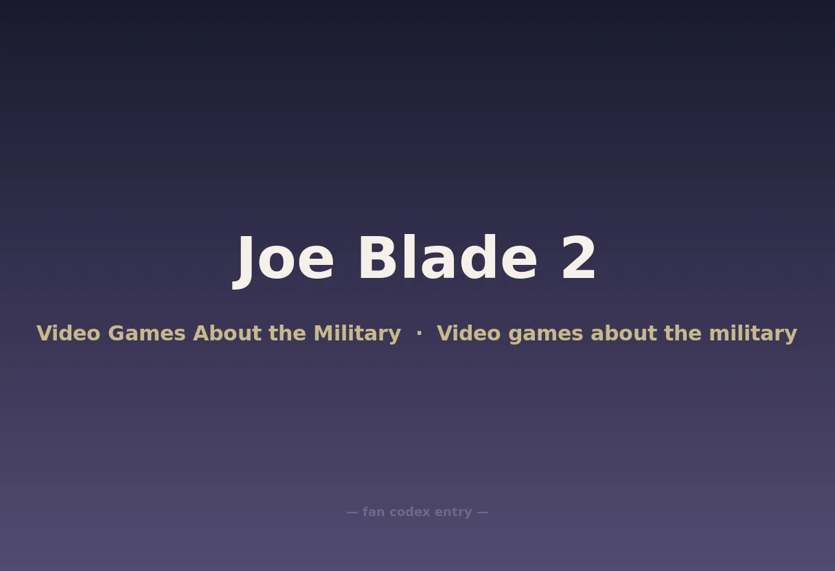 Joe Blade 2