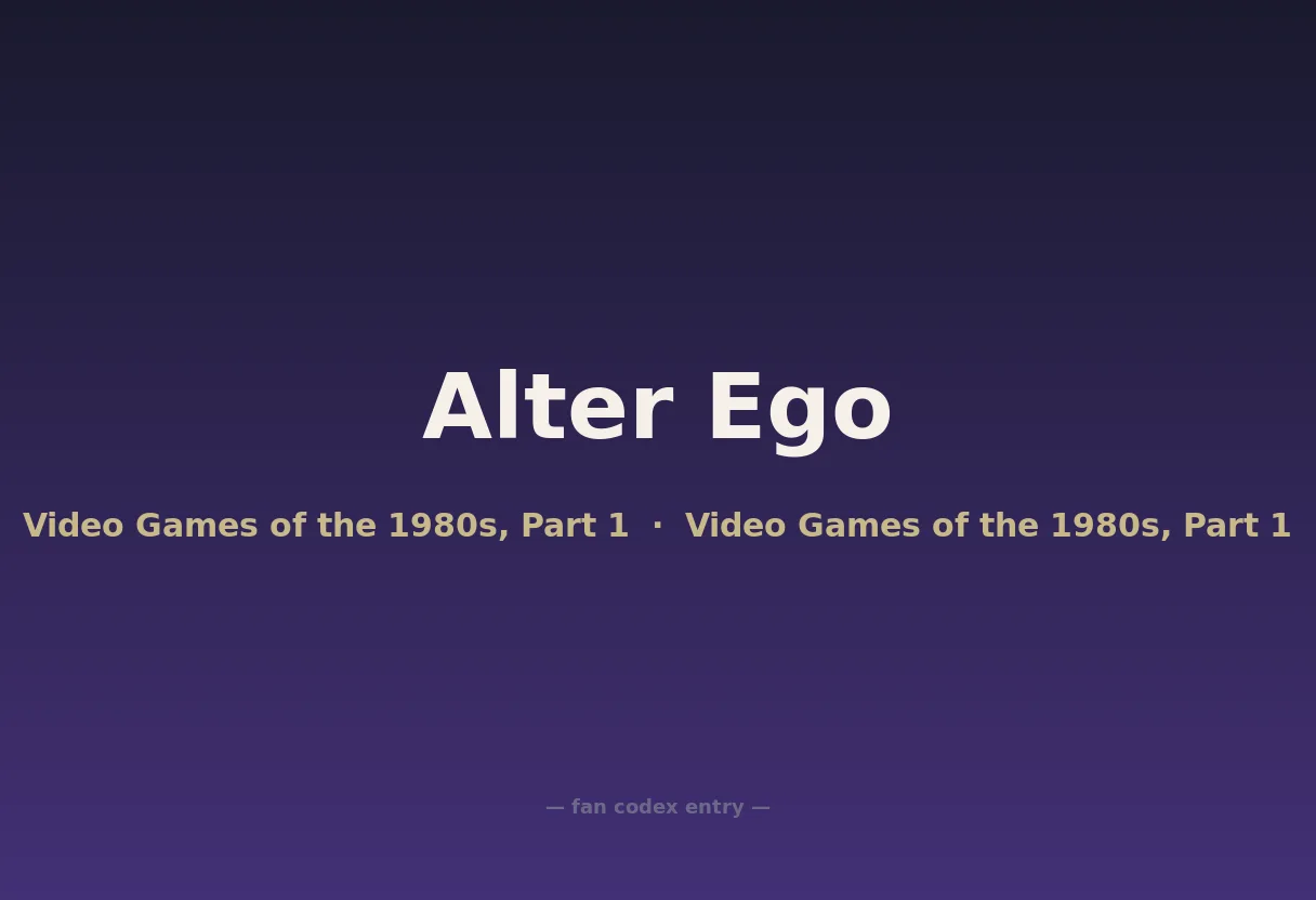 Alter Ego
