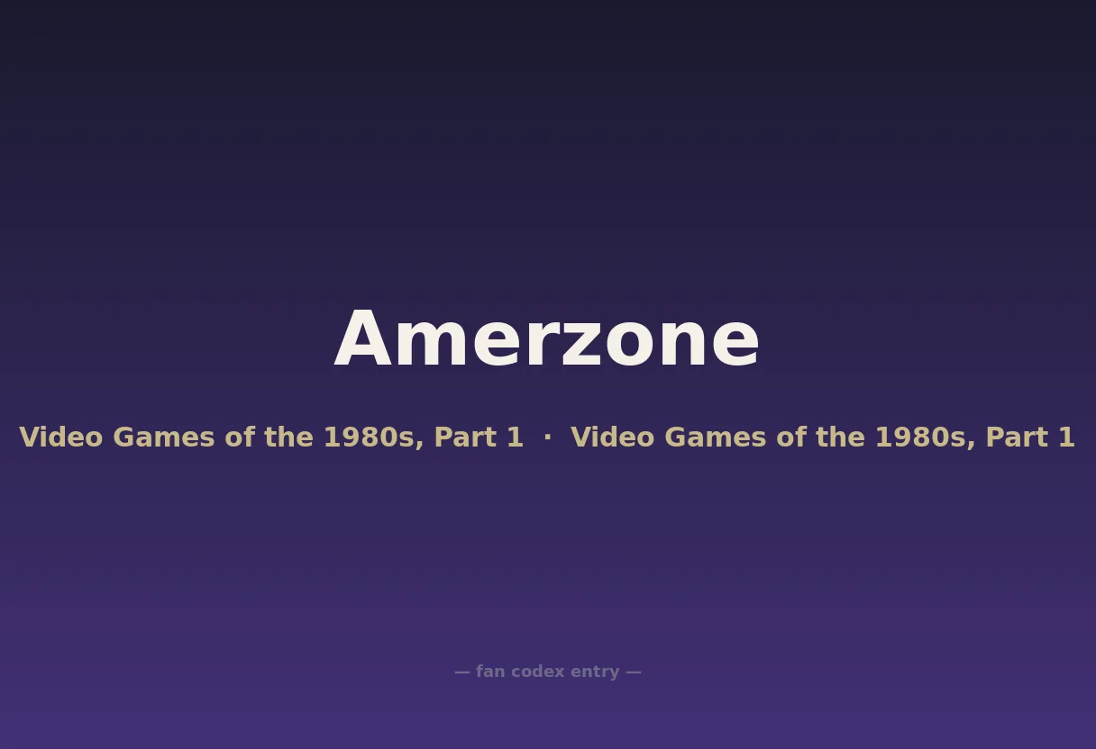 Amerzone