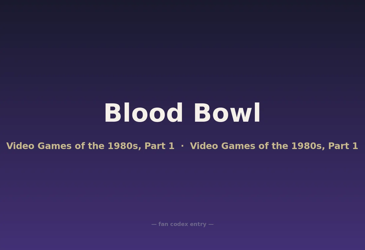 Blood Bowl