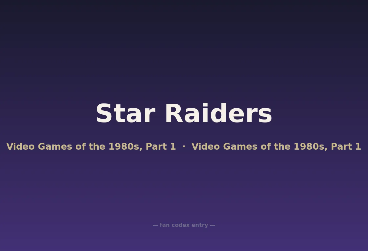 Star Raiders