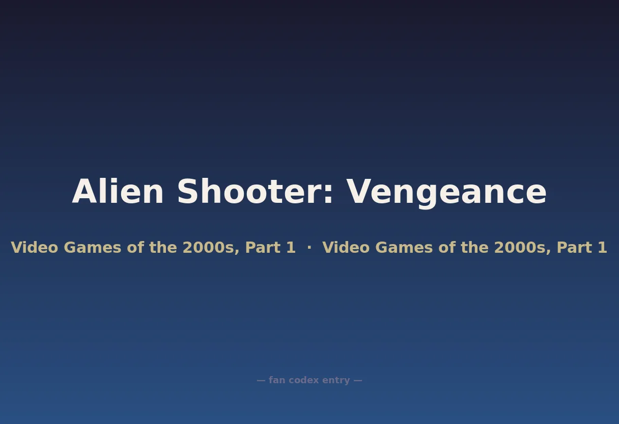 Alien Shooter: Vengeance