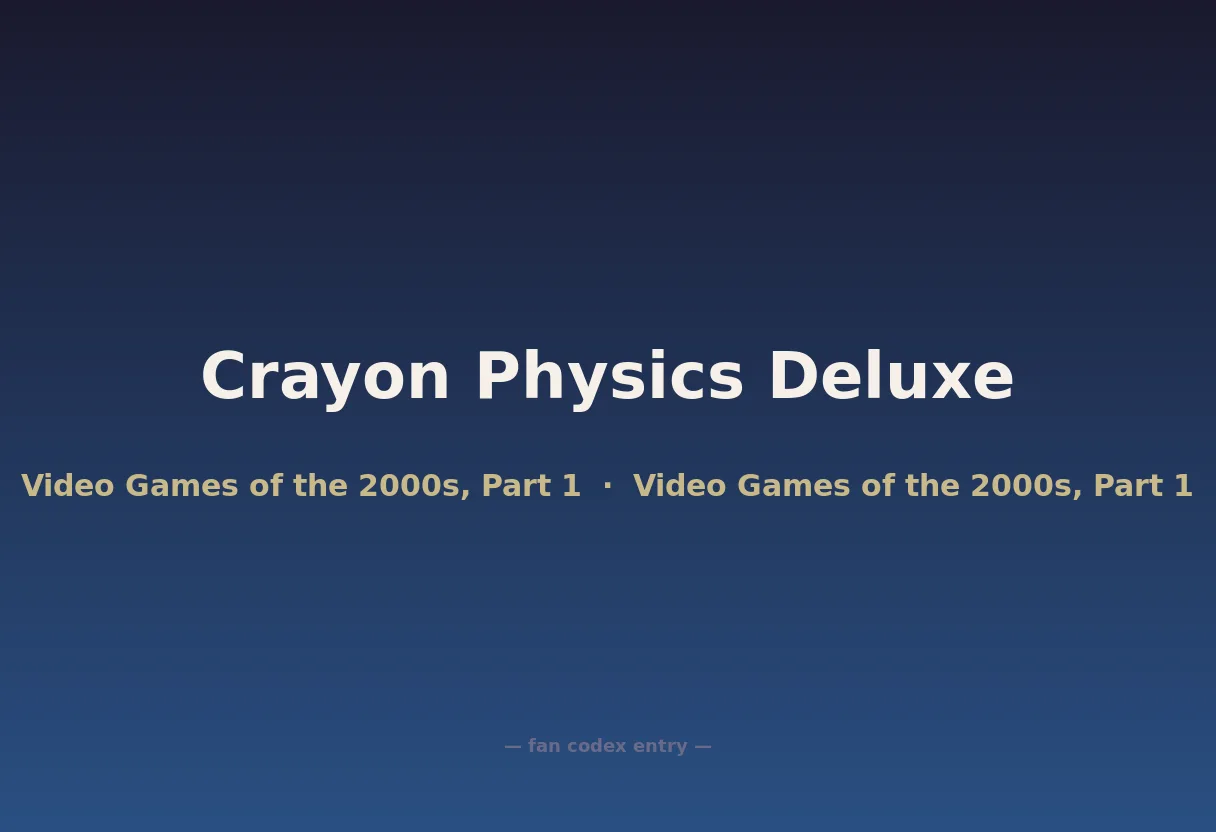 Crayon Physics Deluxe