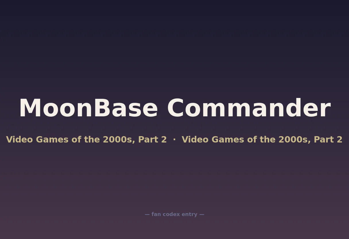 MoonBase Commander