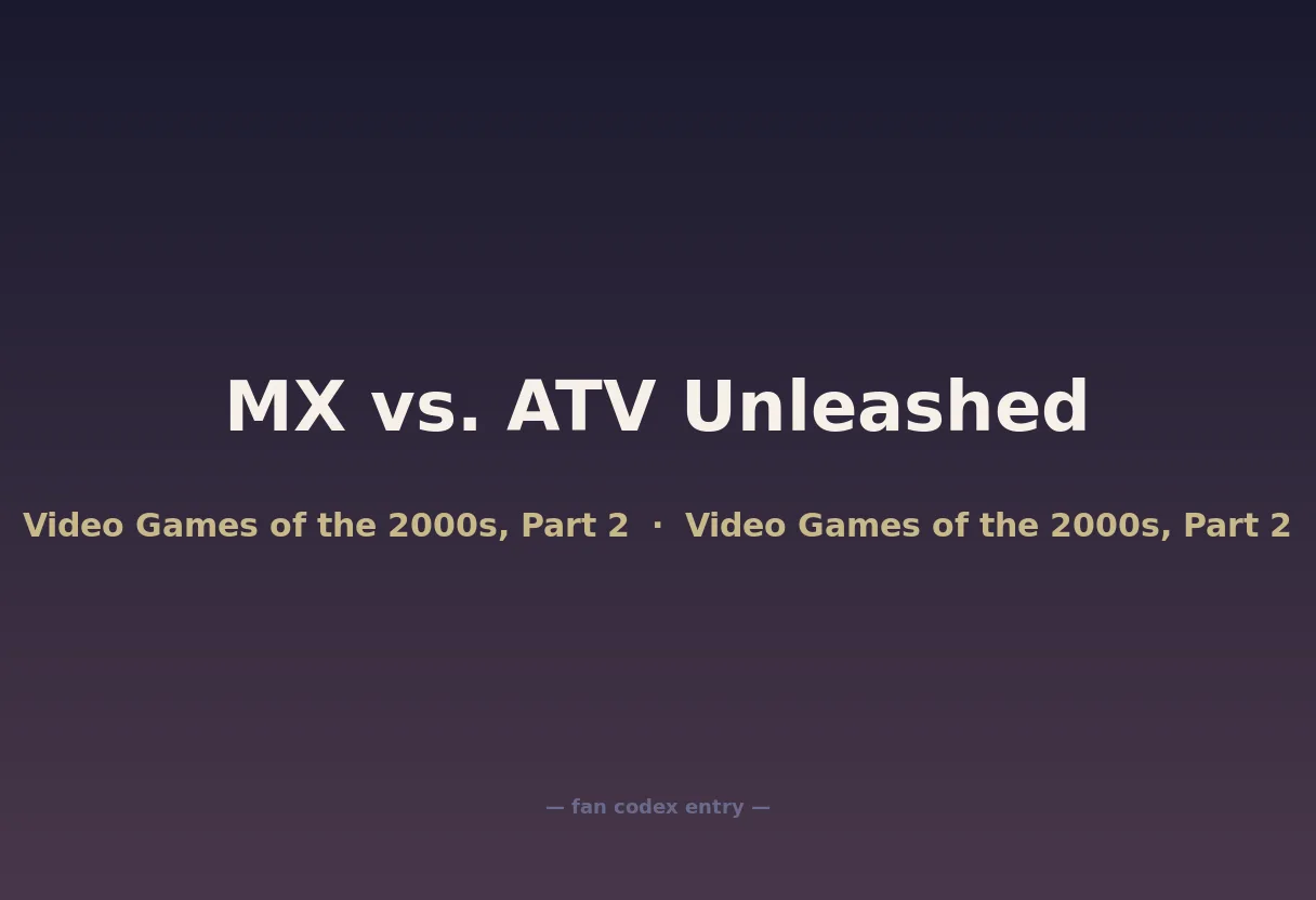 MX vs. ATV Unleashed