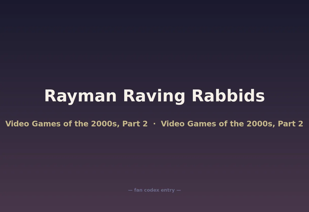 Rayman Raving Rabbids