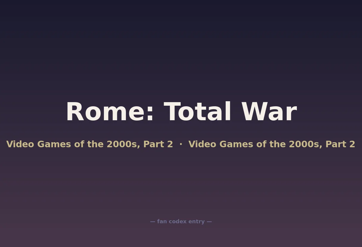 Rome: Total War