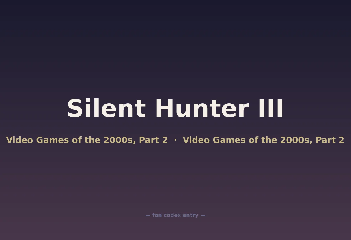 Silent Hunter III